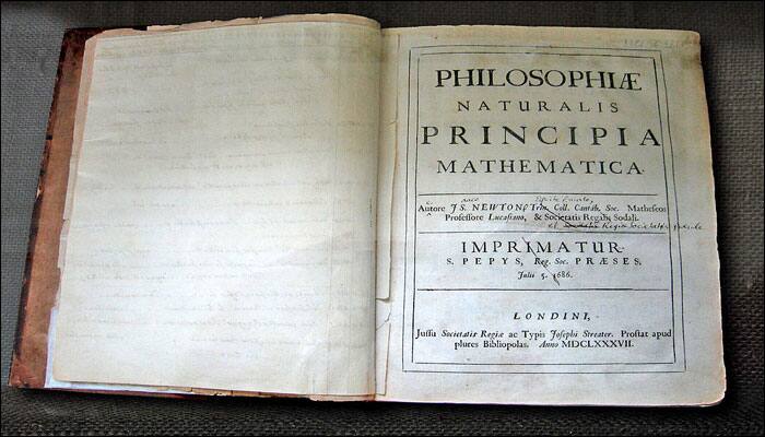 Sir Issac Newton&#039;s 1687 book auctioned for USD 3.7 million!