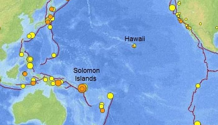 Third strong quake in two weeks hits off Solomon Islands