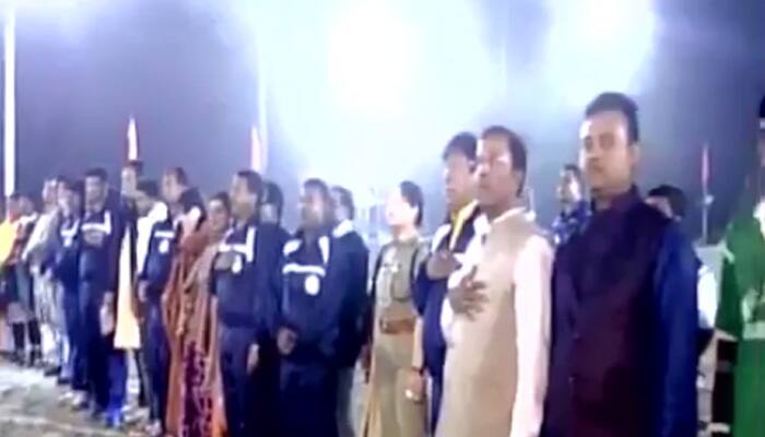 TMC mocked as its MLA Vaishali Dalmiya insults national anthem – WATCH VIDEO
