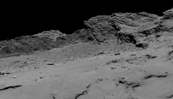 Last image taken by Rosetta just before crash