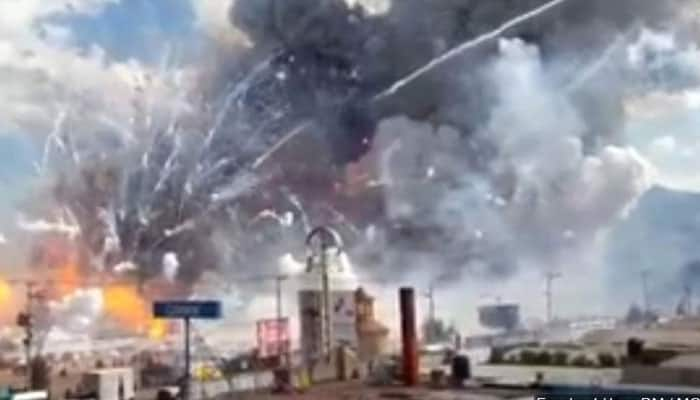 Deadly blasts rock a fireworks market in Mexico leaving 31 dead - WATCH