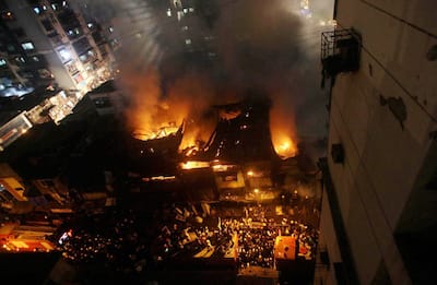 Fire in Mumbai