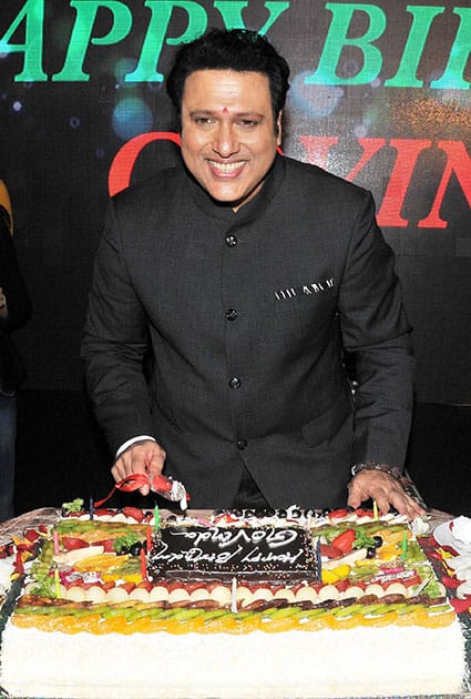 Bollywood Actor Govinda during his 53 Birthday celebrates