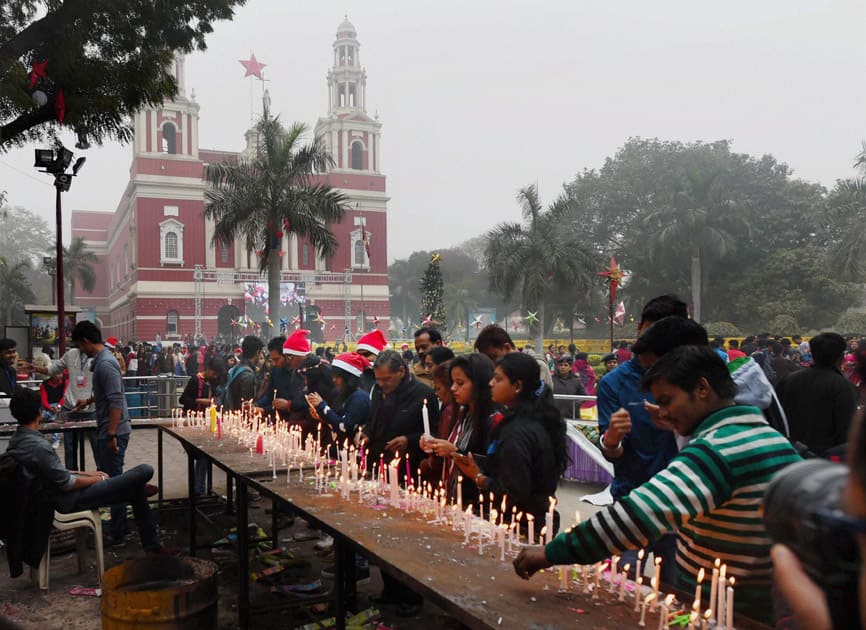 Christmas day celebration in new delhi