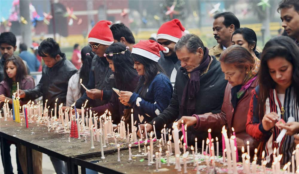 Christmas day celebration in new delhi