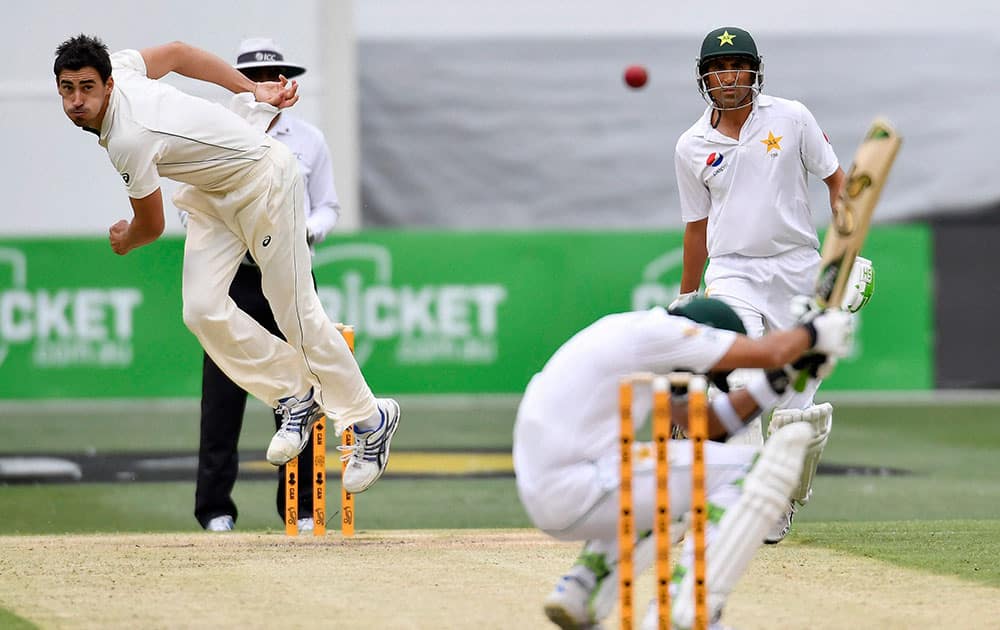 2nd cricket test, Pak vs Aus