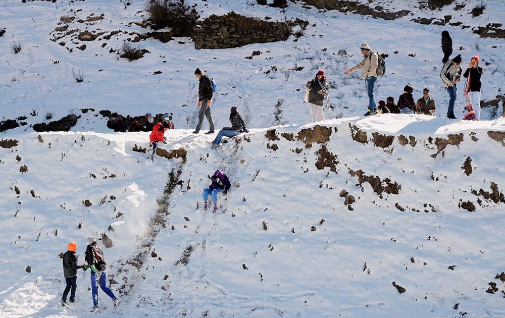 Snowfall in Shimla