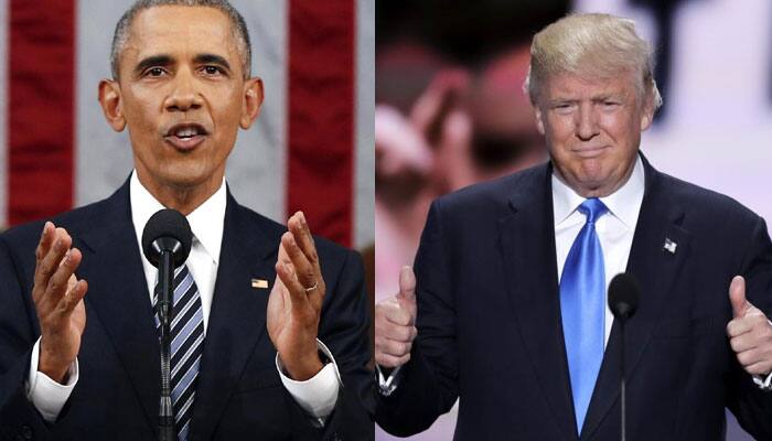 Barack Obama says he would have outrun Donald Trump, but latter says, &#039;No way!&#039;