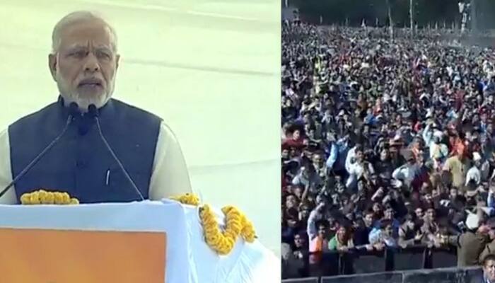 PM Narendra Modi in Dehradun: `Demonetisation broke backs of terror, human trafficking`