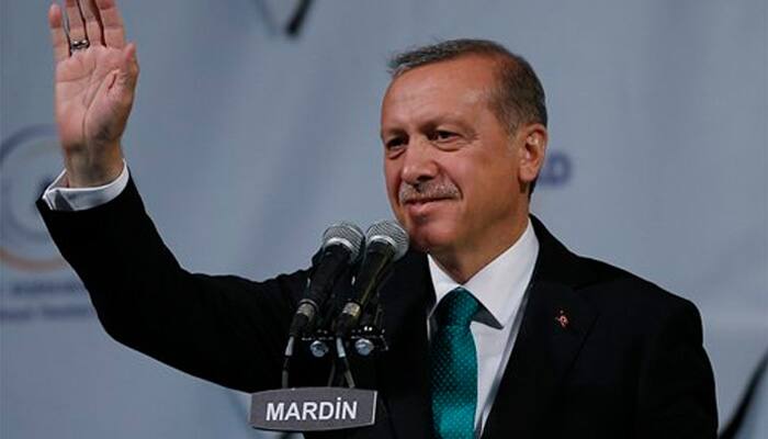 Turkish President Recep Tayyip Erdogan accuses US of supporting terrorists
