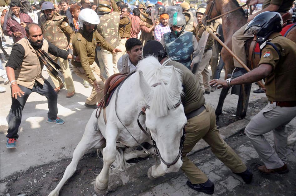 Shaktiman, the Uttarakhand police horse