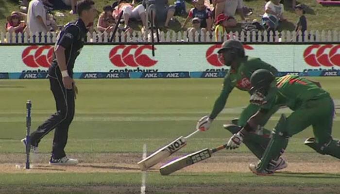 WATCH: Comical mix-up between Sabbir Rahman, Imrul Kayes produces a funny run-out