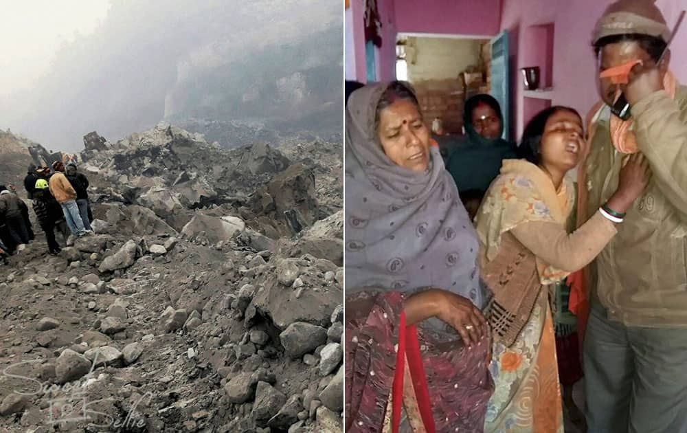 Coal mine collapse in Jharkhand