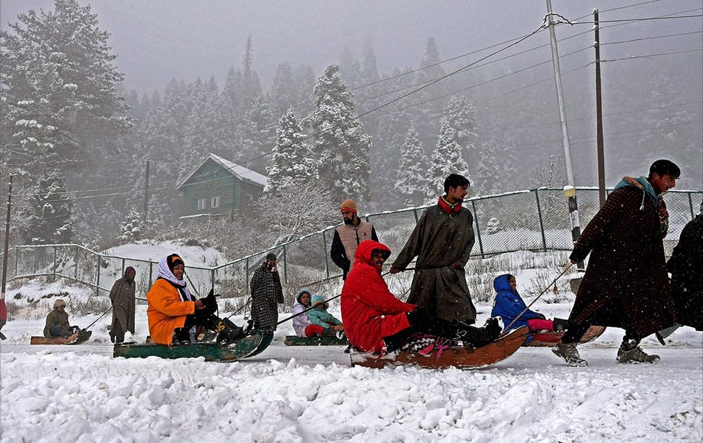 Snow at Gulmarg