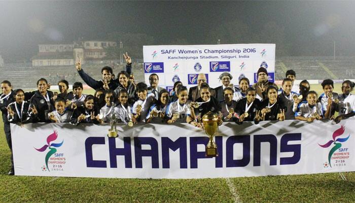 Indian eves beat Bangladesh to win 4th SAFF Championship