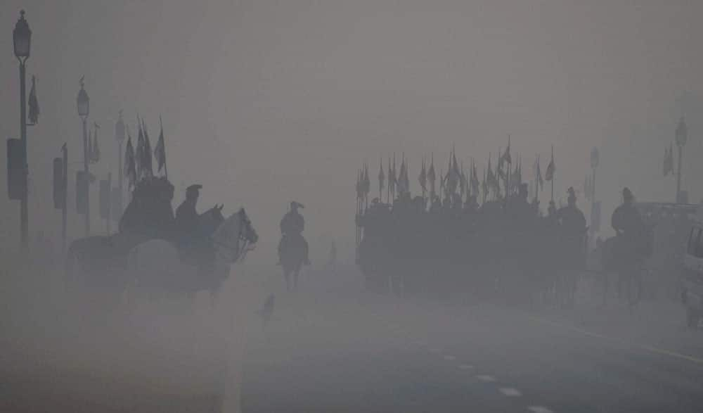 Rehearsal for R-Day parade