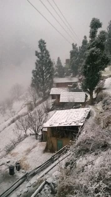 Snowfall in Chamba