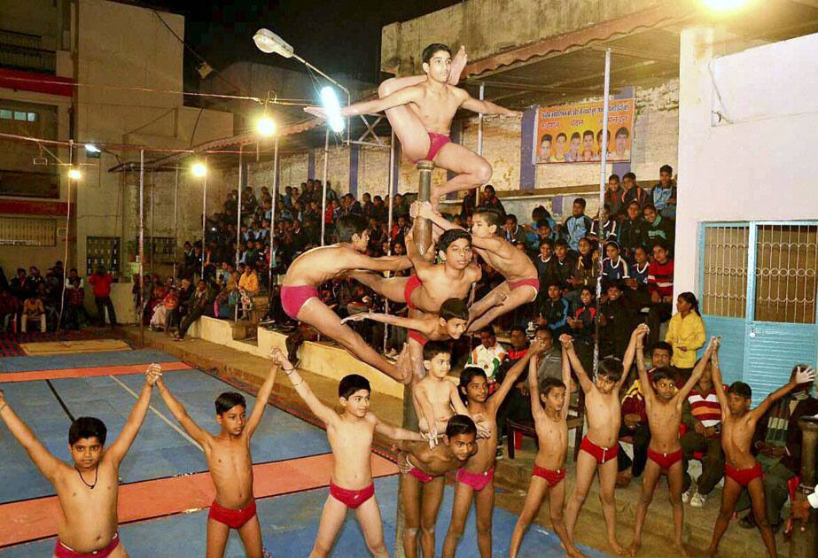 Sub-junior boys and girls kabaddi compeition in Ujjain