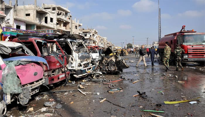 Around 20 killed in blast in Syrian town near Turkish border