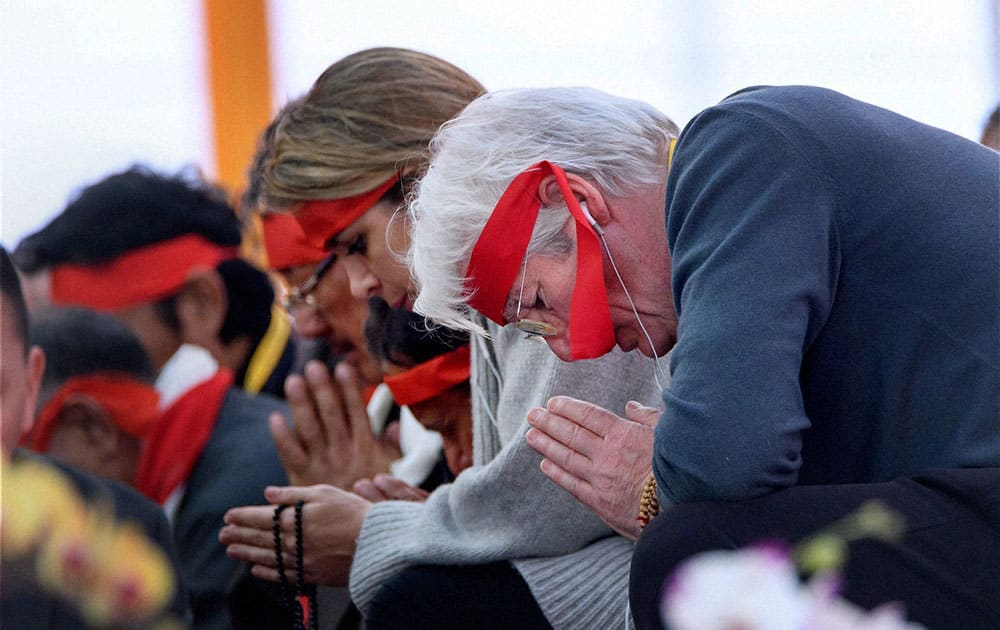 Richard Gere in Bodhgaya