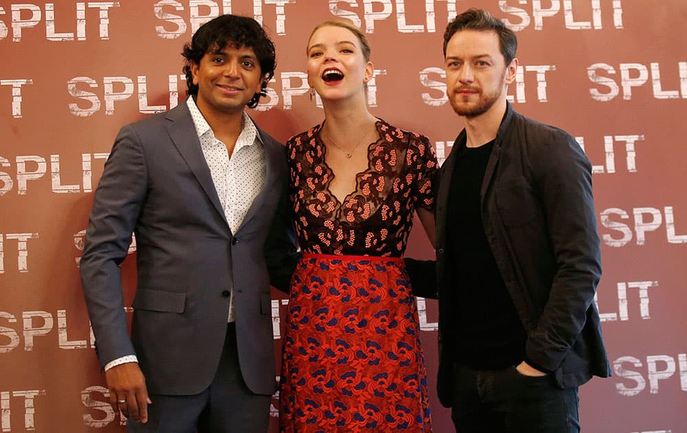 James McAvoy, Anya Taylor Joy, M. Night Shyamalan