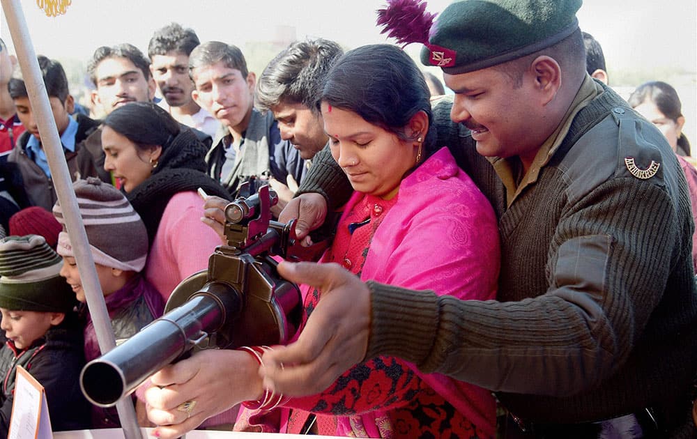 weapons exhibition in Rajasthan