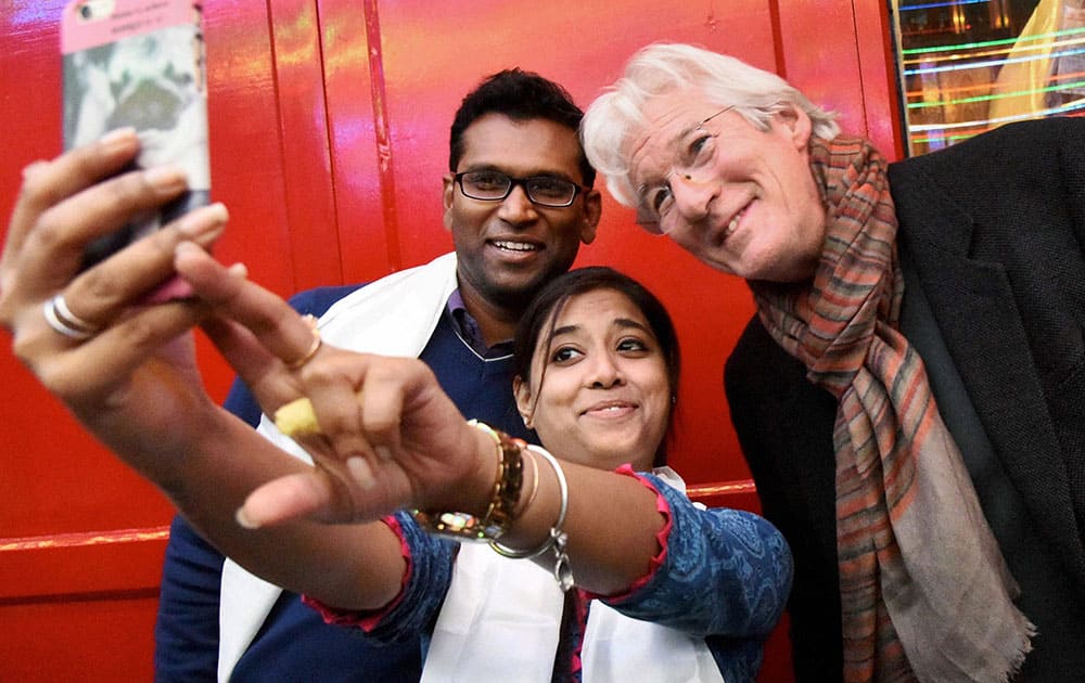 Richard Gere in Bodhgaya