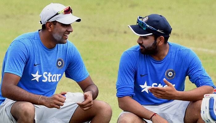 Rohit Sharma trolls team-mate Ravichandran Ashwin after he gets stumped while travelling