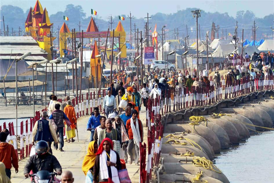 Pilgrims in Allahabad