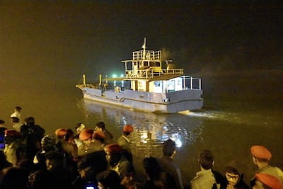 Boat accidents at Ganga river in Patna