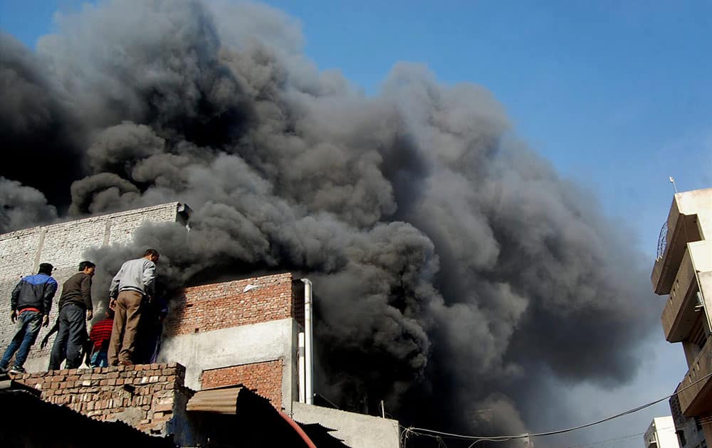 Fire in Amritsar