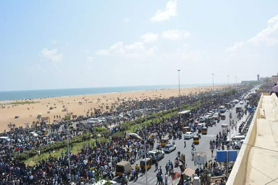 Jallikattu Protest in Tamil Nadu