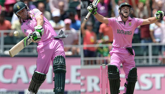 WATCH: AB de Villiers slams fastest ODI hundred off just 31 balls against West Indies