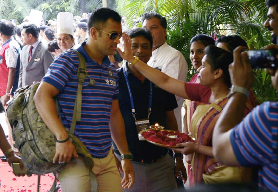 MS Dhoni in Bhubaneswar