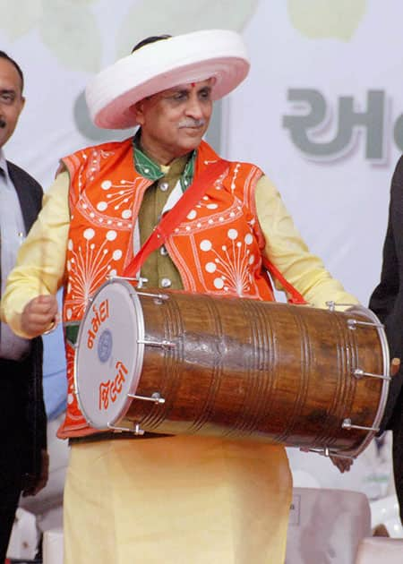 Gujarat CM Vijay Rupani in Chhota Udaipur