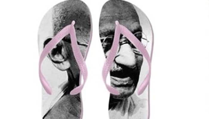 After tricolour doormats, Amazon forced to stop selling Mahatma Gandhi flip-flops