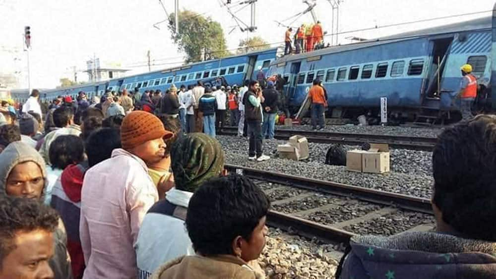 Train derails in AP