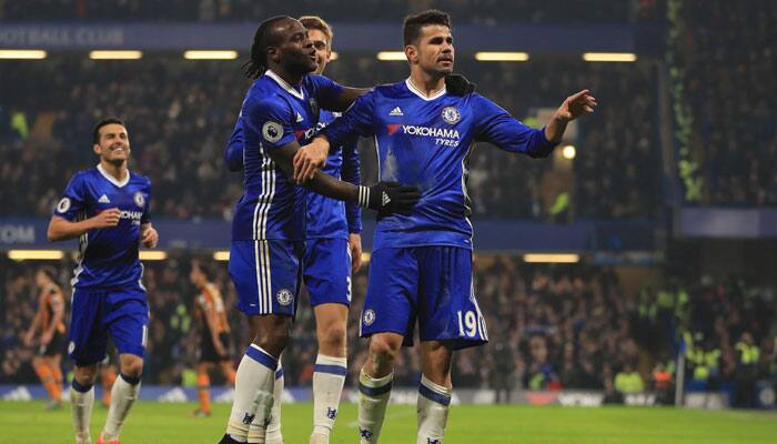 Premier League: Diego Costa stars in Chelsea&#039;s 2-0 win over extend Hull City, Arsenal go second