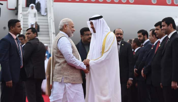 PM Modi receives UAE Crown Prince at airport, says both countries share &#039;strong bonds of friendship&#039; 