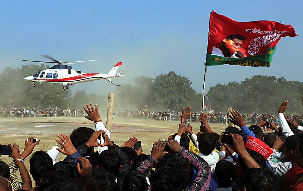 Akhilesh Yadav's rally in Sultanpur