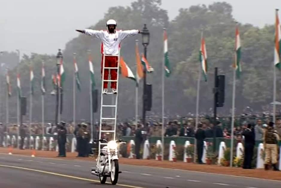 Motorcycle display team