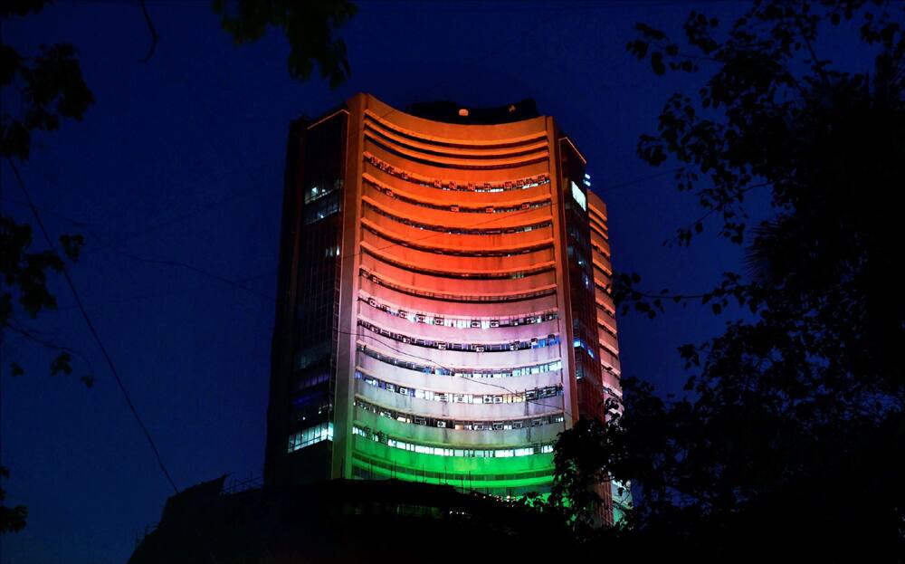 Bombay Stock Exchange building on R-Day eve