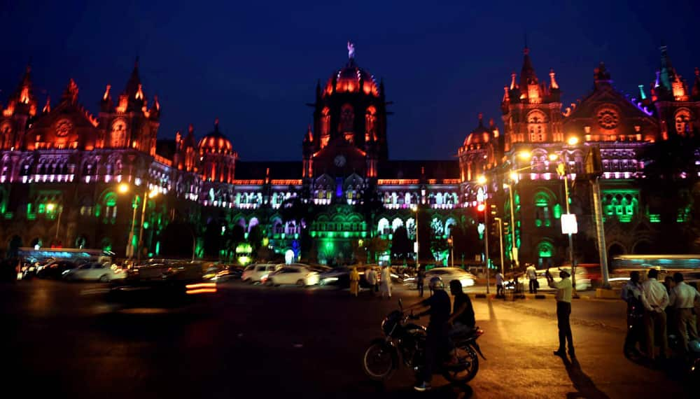 Chatrapati Shivaji Terminus on R-Day eve