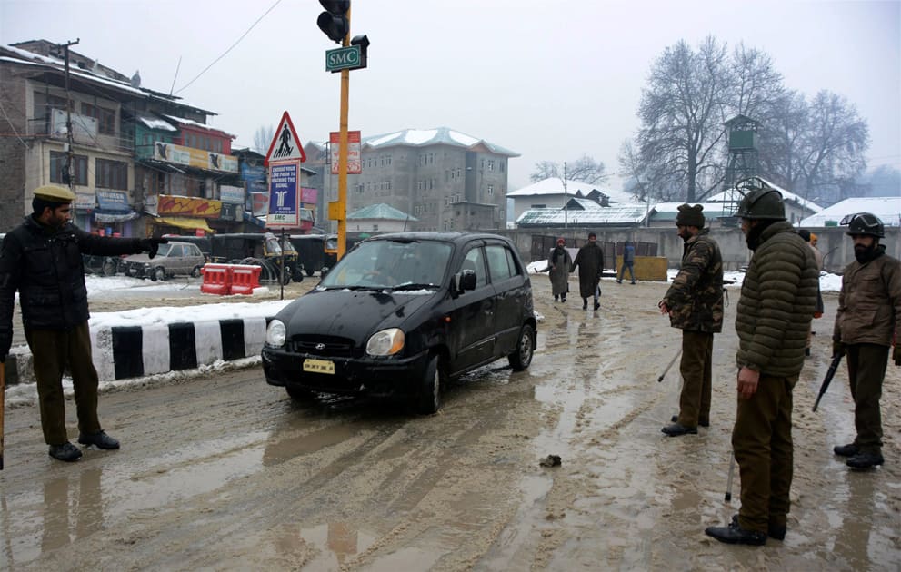 Security in Srinagar