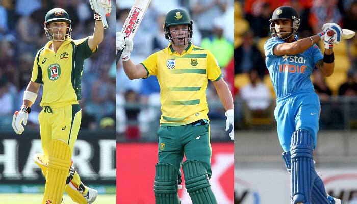 ICC Rankings: David Warner pips AB de Villiers, Virat Kohli to become no.1 ODI batsman, MS Dhoni rises to 13th spot