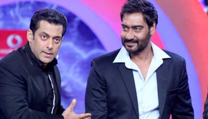 &#039;Sultan&#039; Salman Khan meets Ajay Devgn on &#039;Baadshaho&#039; sets! Pic proof