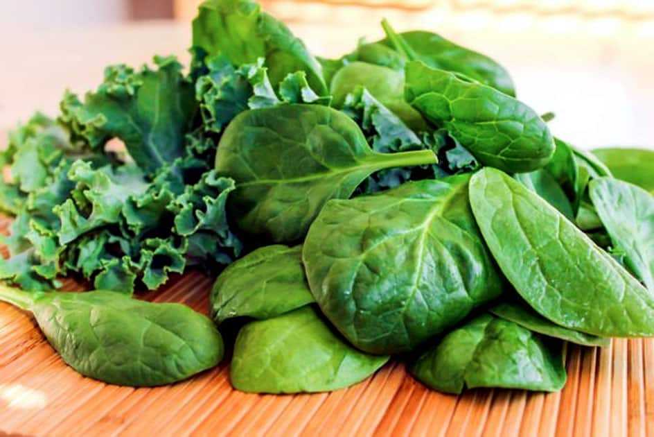 Leafy green vegetables