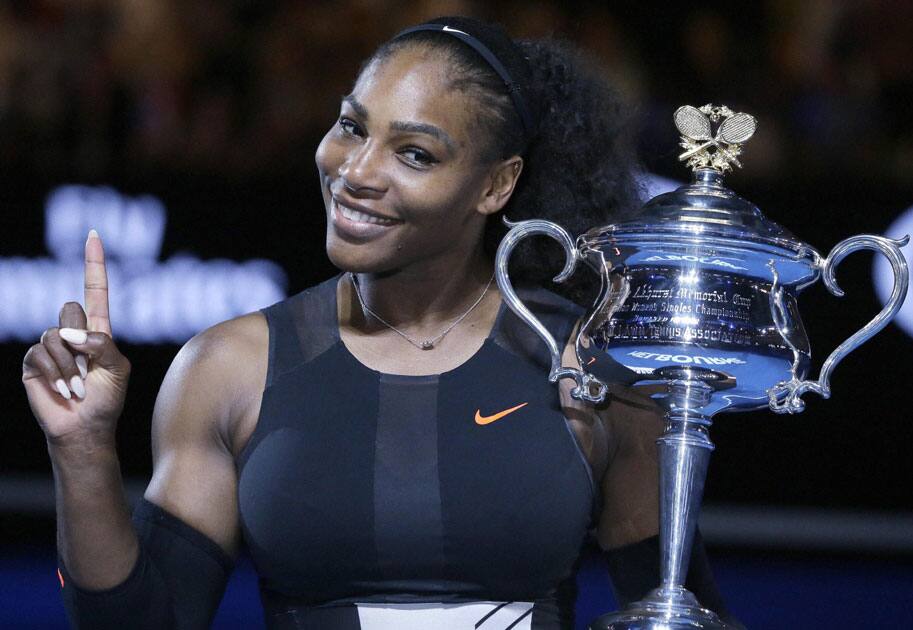 Serena Williams defeating her sister in final