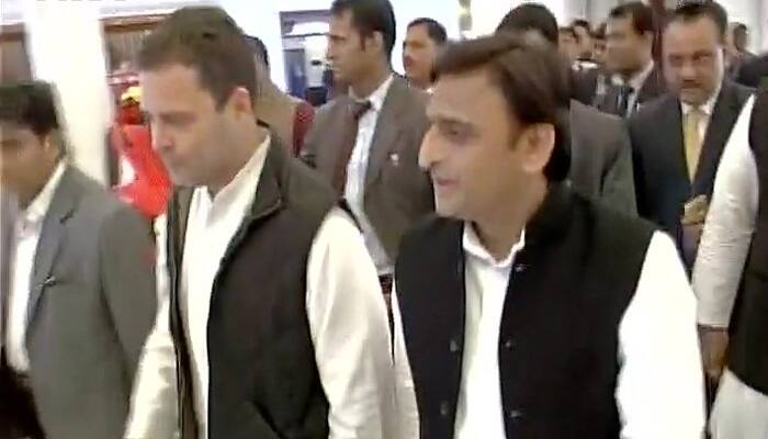 UP polls: Akhilesh-Rahul kick off their joint poll campaign