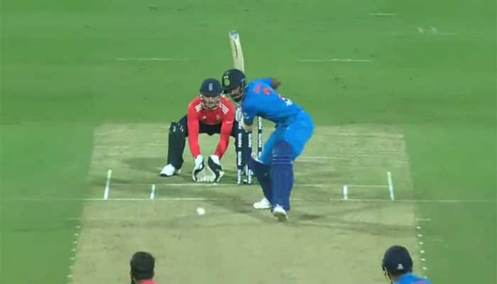 WATCH: KL Rahul hits monstrous six before given out on no-ball